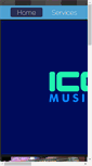 Mobile Screenshot of iconiquemusicgroup.com